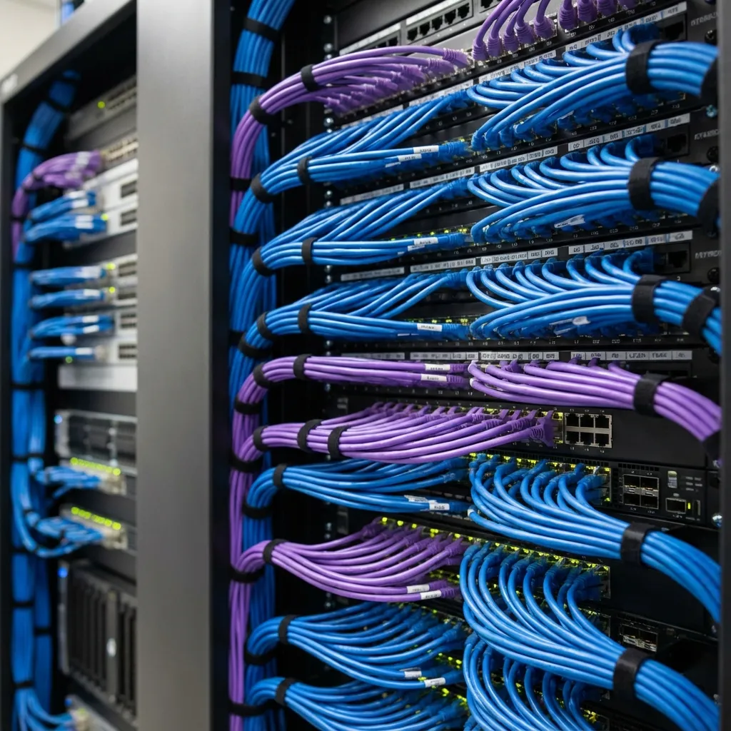 Instalación de cableado estructurado y rack de servidores en Mallorca
